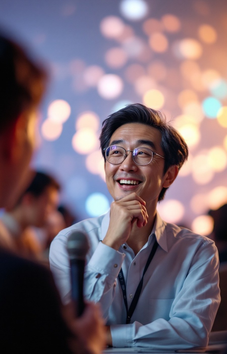 Portrait of Satoshi Matsuoka in an interview