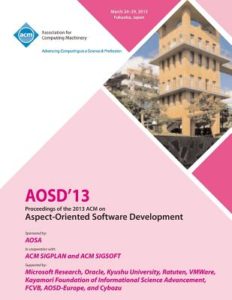 AOS 2013 proceedings booklet cover