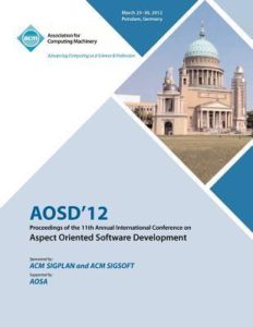 AOSD 2012 proceedings book cover
