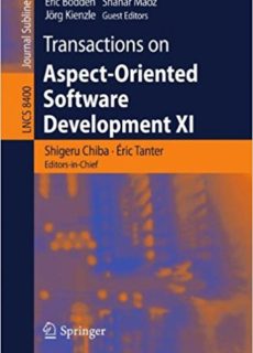 Transactions on Aspect-Oriented Software Development XI co-authored by Éric Tanter.